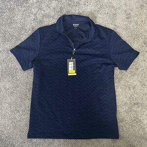 Murano Performance Slim Fit Quarter Zip - Navy, Men’s Large